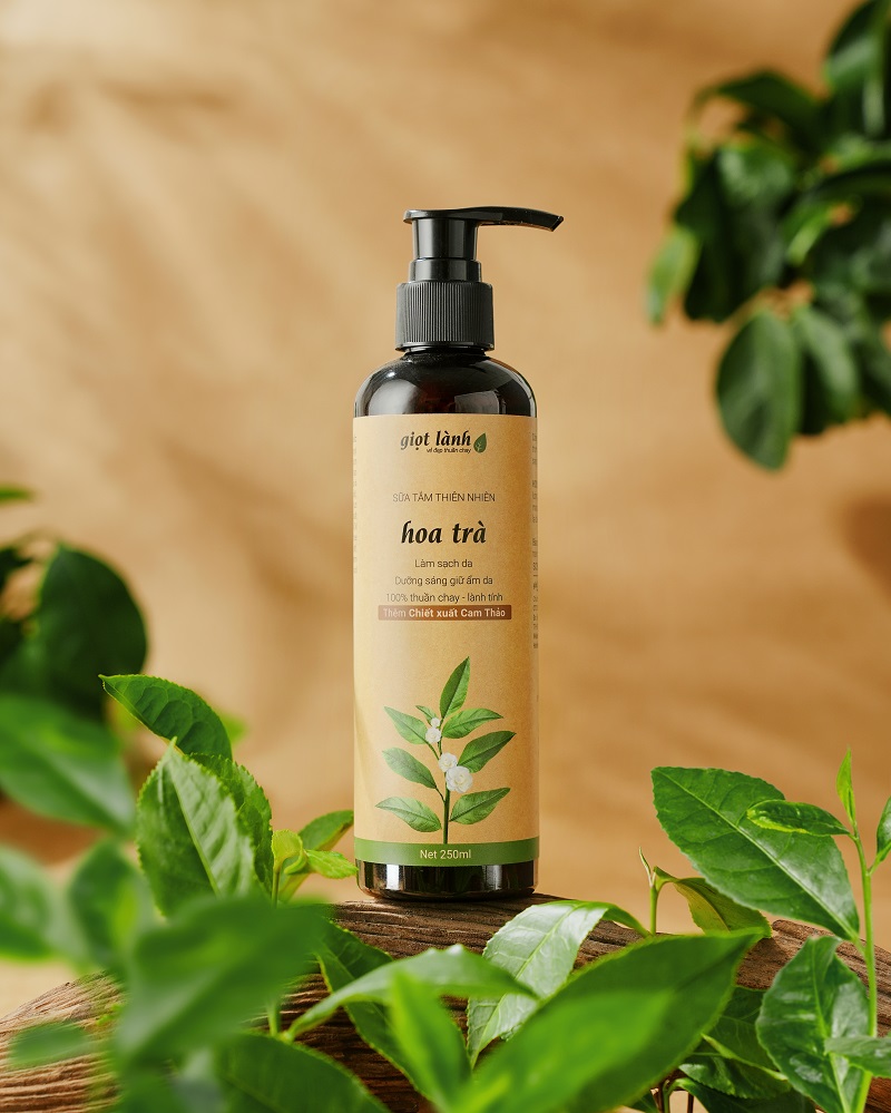 Sữa tắm thiên nhiên Hoa Trà - Giọt Lành Sữa tắm thiên nhiên Hoa Trà - Giọt Lành