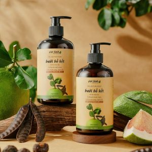 [2 chai] Dầu gội thảo dược cô đặc Bưởi Bồ kết