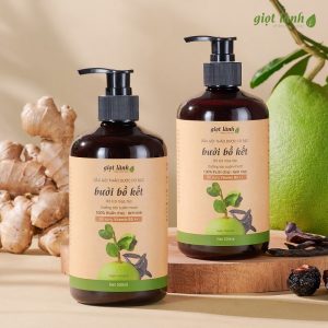 [2 chai] Dầu gội thảo dược cô đặc Bưởi Bồ kết