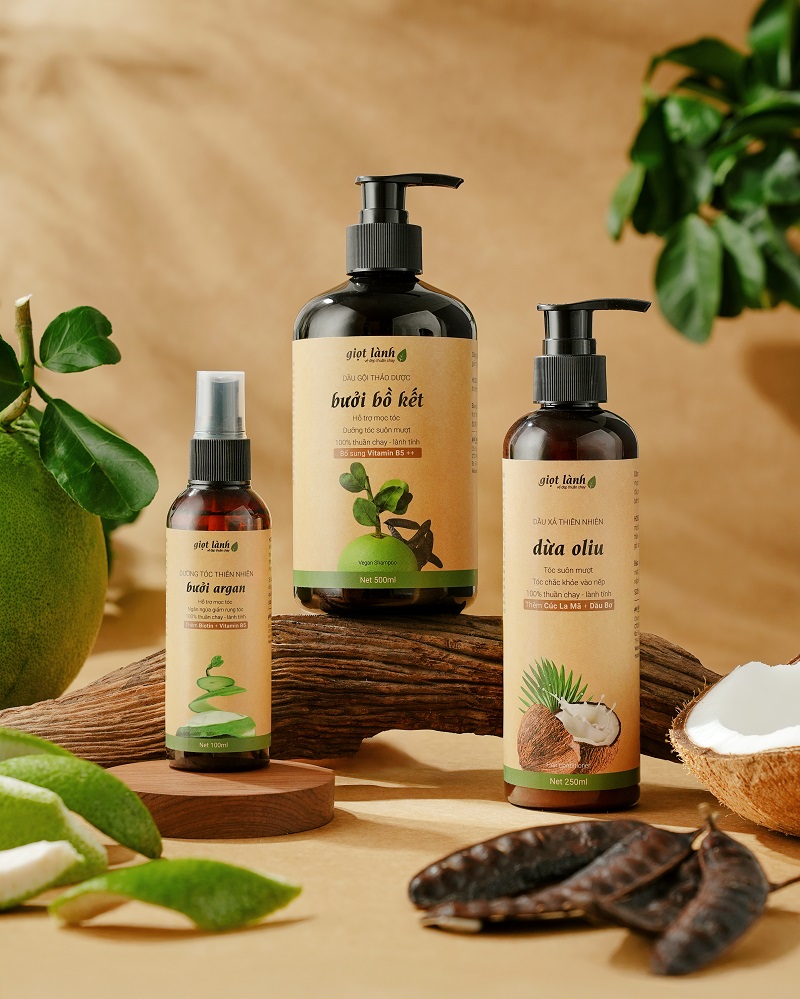 Bộ 3 sản phẩm chăm sóc, hỗ trợ mọc tóc Giọt Lành Bộ 3 sản phẩm chăm sóc, hỗ trợ mọc tóc Giọt Lành