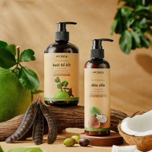 Cặp Dầu gội Dầu xả thảo dược hỗ trợ mọc tóc - Giọt Lành