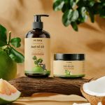 [Bộ Gội – Ủ] Bộ sản phẩm Dầu Gội Bưởi Bồ kết - Ủ tóc Bưởi Dừa non Giọt Lành