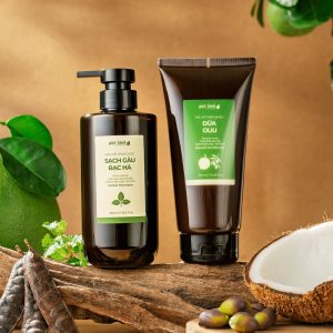 Combo dầu gội thảo dược bạc hà- Dầu xả dừa oliu 310ml