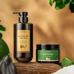 [Bộ Gội – Ủ] Bộ sản phẩm Dầu Gội Bưởi Bồ kết - Ủ tóc Bưởi Dừa non Giọt Lành