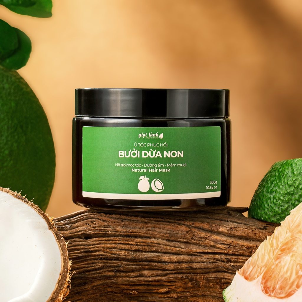 Ủ tóc phục hồi bưởi dừa non - Giọt Lành